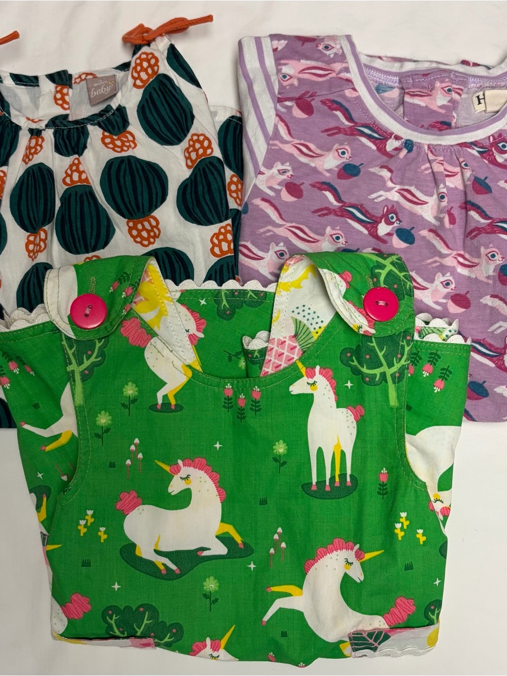 Bundle of 3 dresses sz 18-24 months Little Miss Marmalade Hatley & Hallmark EUC